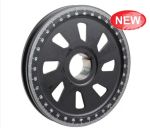 Standard-size-degree-crankshaft-pulley-with-8-holes.-mat-black-finish-VW-Kaefer-AC105258